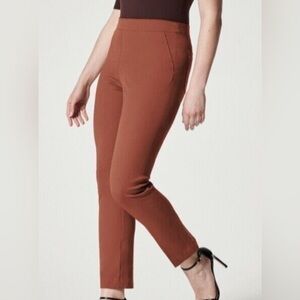 on the go ankle slim straight pants